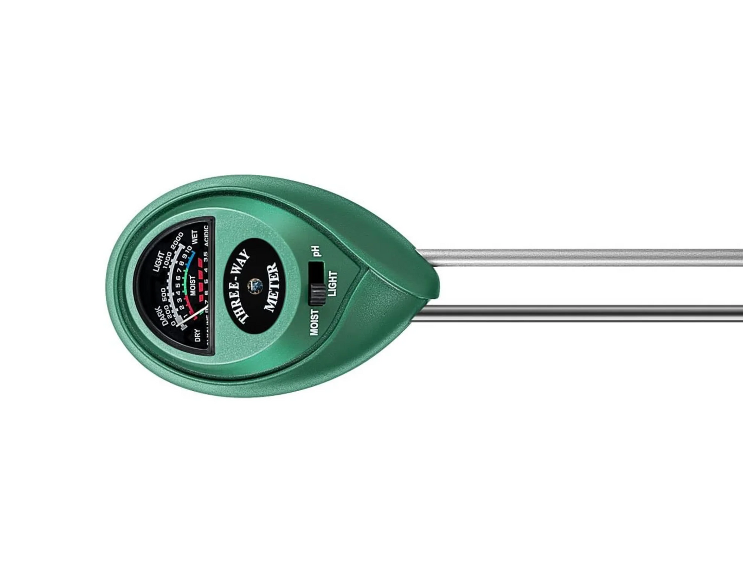 3-in-1 Moisture, Light, and PH Meter