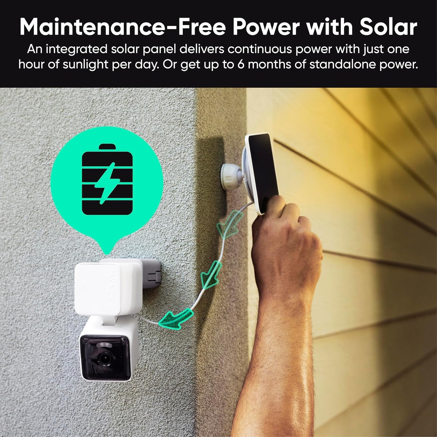 Cámara solar inteligente Beleno + aplicación gratuita