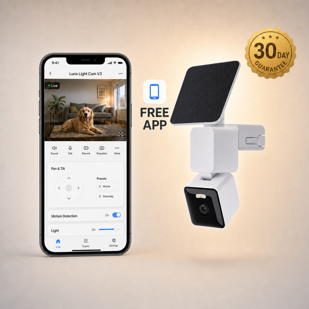 Cámara solar inteligente Beleno + aplicación gratuita