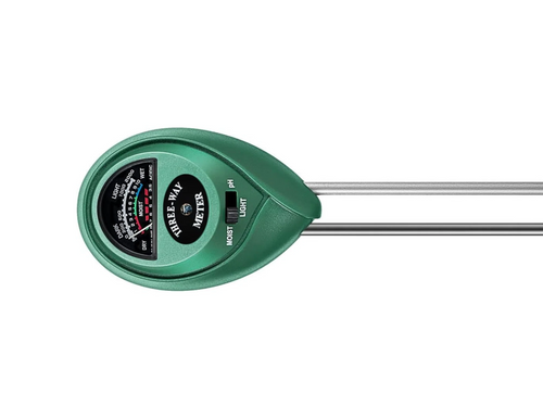 3-in-1 Moisture, Light, and PH Meter
